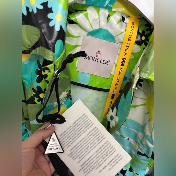 MONCLER LOWEST PRICE NOW Richard Quinn floral cotton-canvas raincoat - Picture 11 of 14